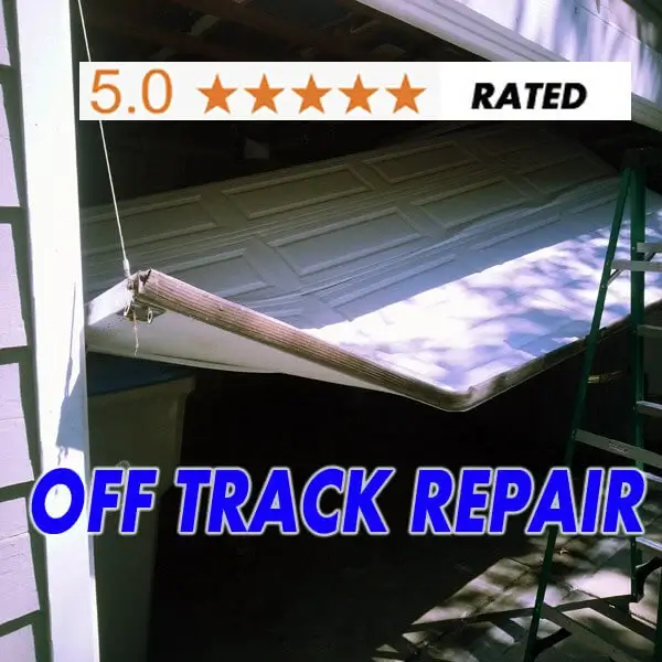 garage door off track repair Dublin ca